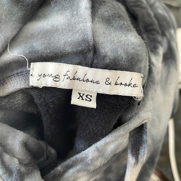 Young Fabulous and Broke Los Angeles tie dye hoodie size XS - Picture 3 of 7